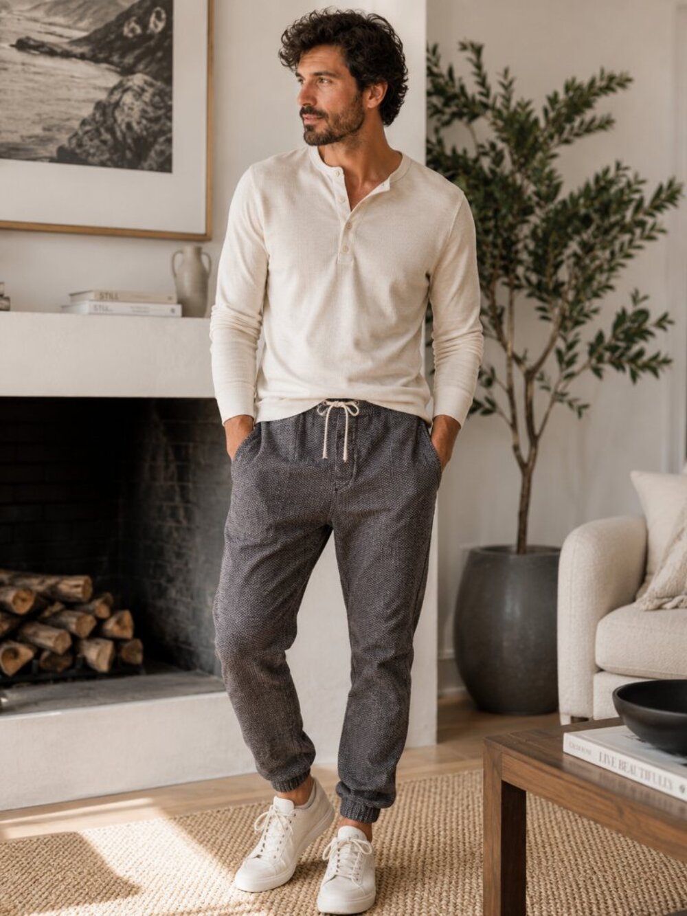 Taylor Stitch The Apres Pant Jogger Cross Dye Large Inseam 30 Gray - Picture 1 of 6